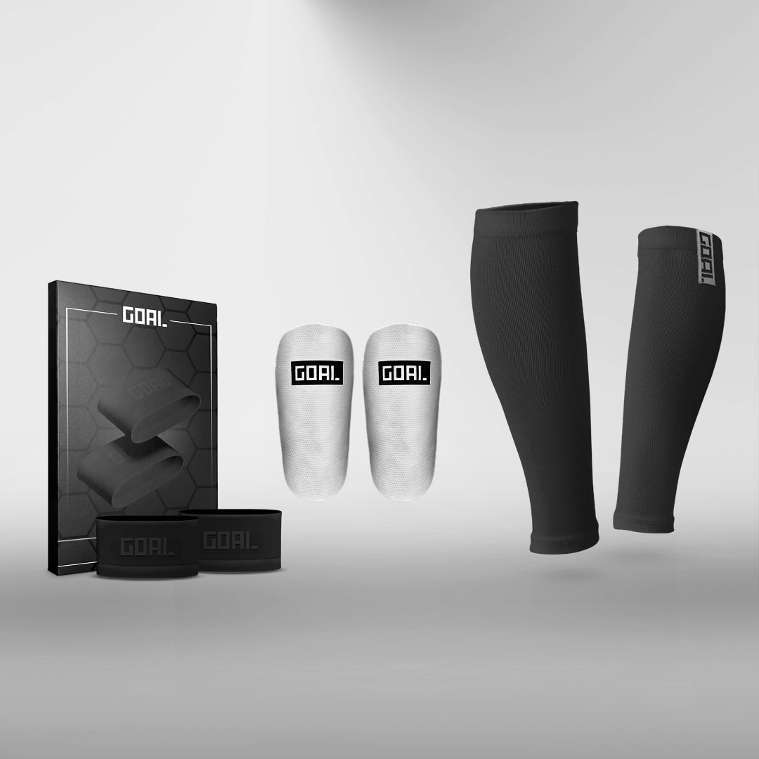 CALF SLEEVES + SHIN GUARDS + PRO TAPES