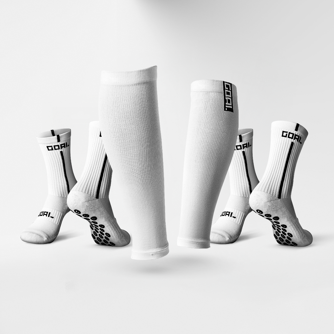 GRIP SOCKS x2 + CALF SLEEVES