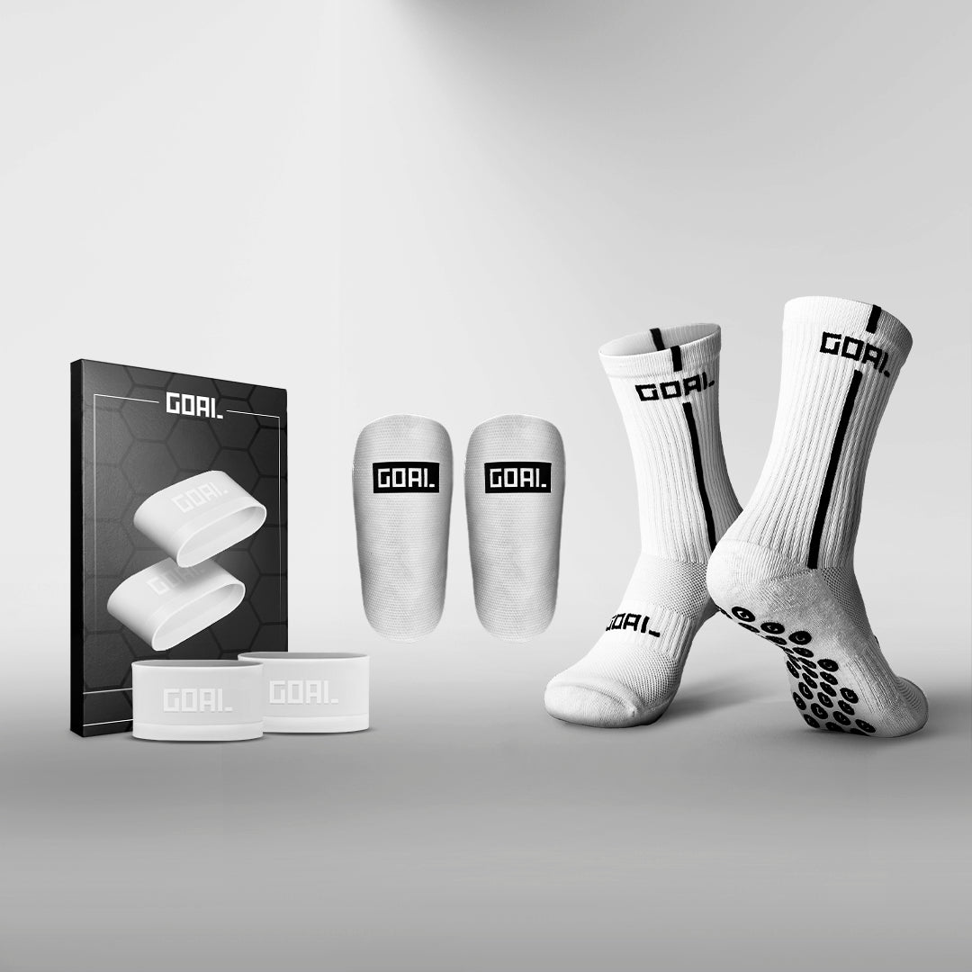 GRIP SOCKS + SHIN GUARDS + PRO TAPES